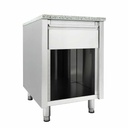 Kassentisch mit Schublade "grau", 600 x 820 mm