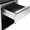 Kassentisch mit Schublade "schwarz", 600 x 820 mm