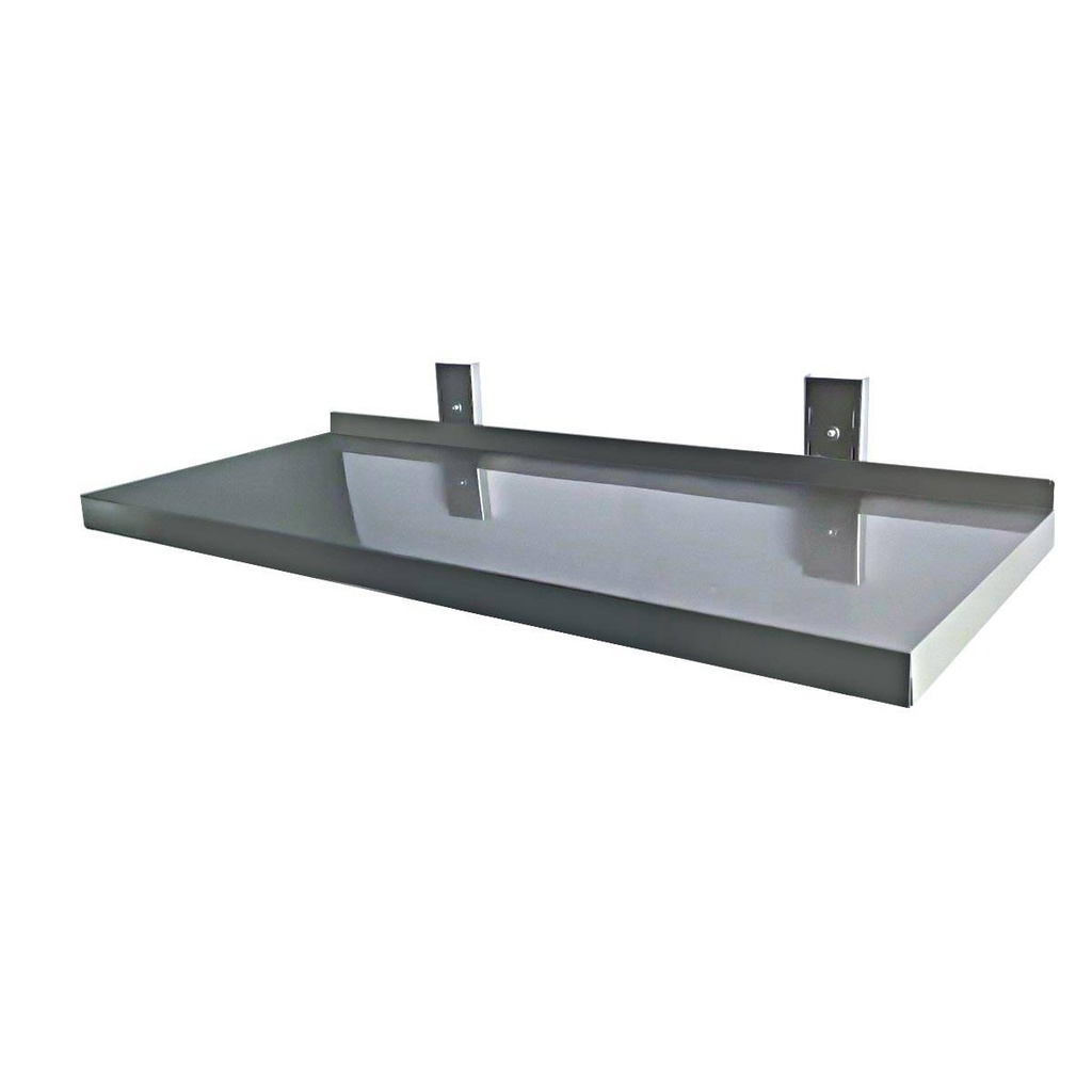Wandbord inkl. Konsolen zur Wandbefestigung / 1 Etage, 1600 x 300 mm