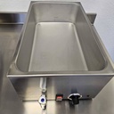 Bain-Marie mit Ablasshahn GN1/1, 338 x 600 mm