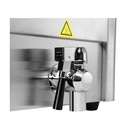 Elektro Fritteuse 1 Becken mit Ablasshahn 8 Liter, 310 x 570 mm