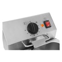 Elektro Fritteuse 2 Becken mit Ablasshahn 8 + 8 Liter, 600 x 570 mm