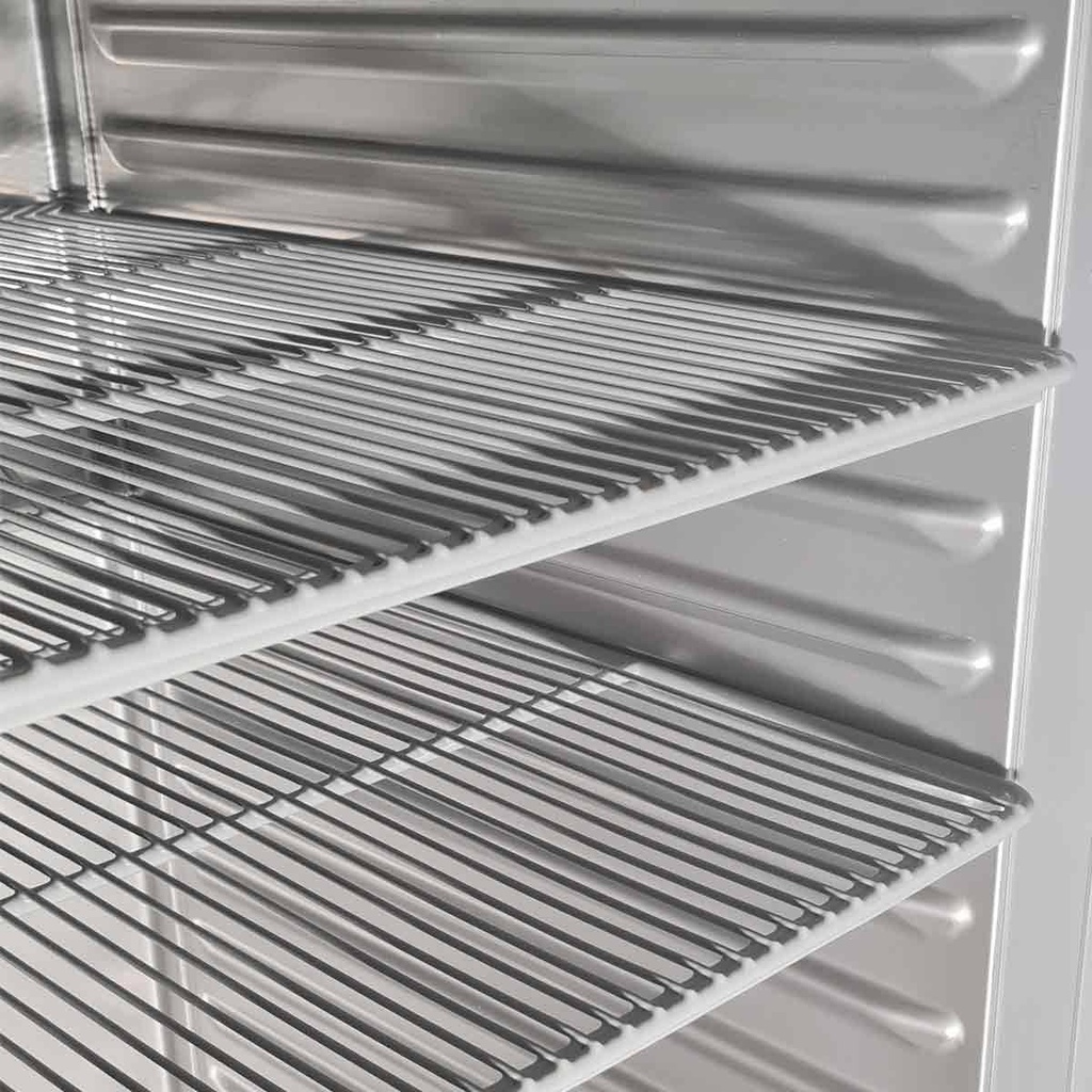 TOPLINE Kühlschrank / 1-türig GN 2/1 - Glas, 660 x 850 mm