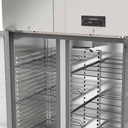 TOPLINE Kühlschrank / 2-türig GN 2/1 - Glas, 1350 x 850 mm