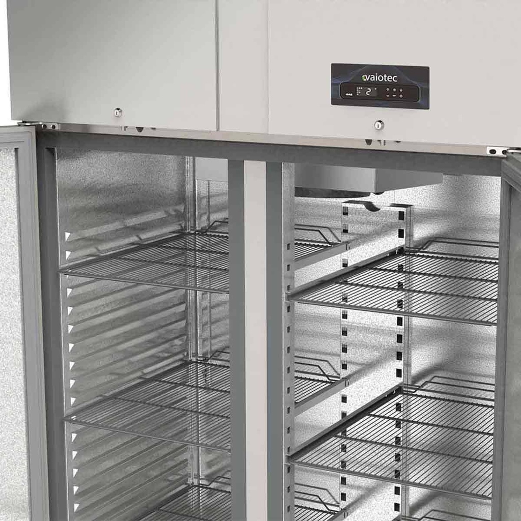 TOPLINE Tiefkühlschrank / 2-türig GN 2/1, 1350 x 850 mm