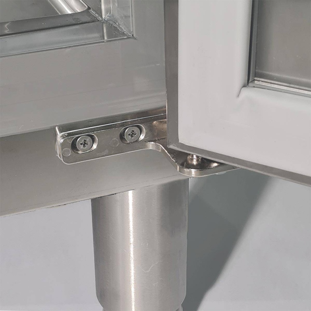 TOPLINE Tiefkühlschrank / 2-türig GN 2/1, 1350 x 850 mm