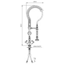 TOPLINE Geschirrwaschbrause mit 2 Mischventilen - Einloch / Niedrigbauweise, 120 x 350 mm