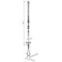 TOPLINE Geschirrwaschbrause mit Schwenkauslauf & 2 Mischventilen - Einloch, 105 x 350 mm