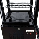 TOPLINE Kühlvitrine 2-fach / 56 Liter "schwarz", 434 x 398 mm