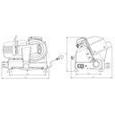 Aufschnittmaschine 195, 415 x 377 mm