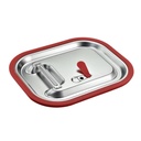TOPLINE Gastronorm Deckel GN 1/2 - mit Gummidichtung