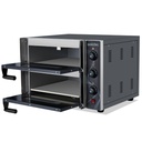 Elektro Pizzaofen mit 2 Backkammern, 585 x 570 mm