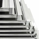 Pizzakühltisch / 1-türig & 7 Schubladen "schwarz" inkl. Kühlaufsatz GN1/3, 1510 x 800 mm