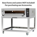TOPLINE Elektro Pizzaofen 4 x 34 cm, 1100 x 835 mm