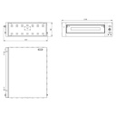 TOPLINE Elektro Pizzaofen 4 x 34 cm, 1100 x 835 mm