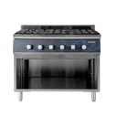 Gasherd - 6 Brenner 43,2 kW - offener Unterbau, 1100 x 700 mm