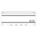 TOPLINE Tiefkühltruhe 900 mit Glasschiebedeckel, Weiß, LED, 1700 x 885 mm