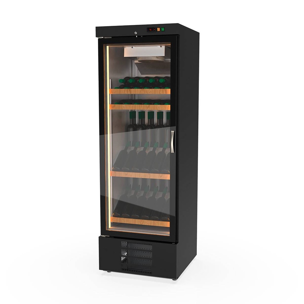 TOPLINE Weinkühlschrank Schwarz, 505 Liter, 105 Flaschen, 680 x 735 mm
