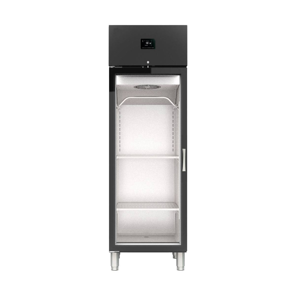 TOPLINE Reifeschrank Dry-Aging Schwarz, 320 Liter, 75 kg Fleisch, 600 x 650 mm