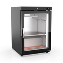 TOPLINE Reifeschrank Dry-Aging Schwarz, 120 Liter, 20 kg Fleisch, 600 x 650 mm