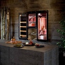 TOPLINE Weinkühlschrank 650 Schwarz, 120 Liter, 26 Flaschen, 600 x 650 mm