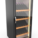 TOPLINE Weinkühlschrank 650 Schwarz, 240 Liter, 60 Flaschen, 600 x 650 mm