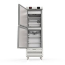 TOPLINE Reifeschrank Dry-Aging 2 Zonen, Edelstahl, Abtropfen und Trocknen, 245 + 245 Liter, 680 x 735 mm