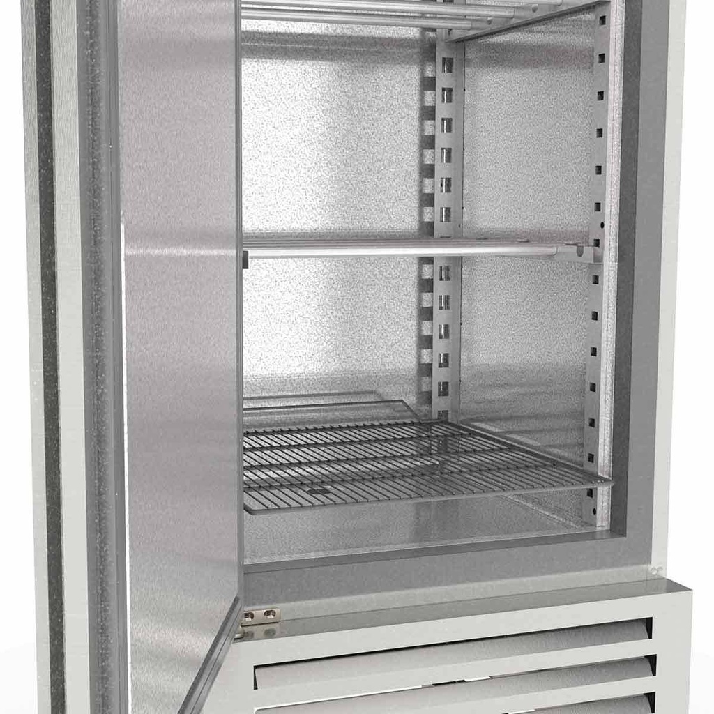 TOPLINE Reifeschrank Dry-Aging 2 Zonen, Edelstahl, Abtropfen und Trocknen, 245 + 245 Liter, 680 x 735 mm