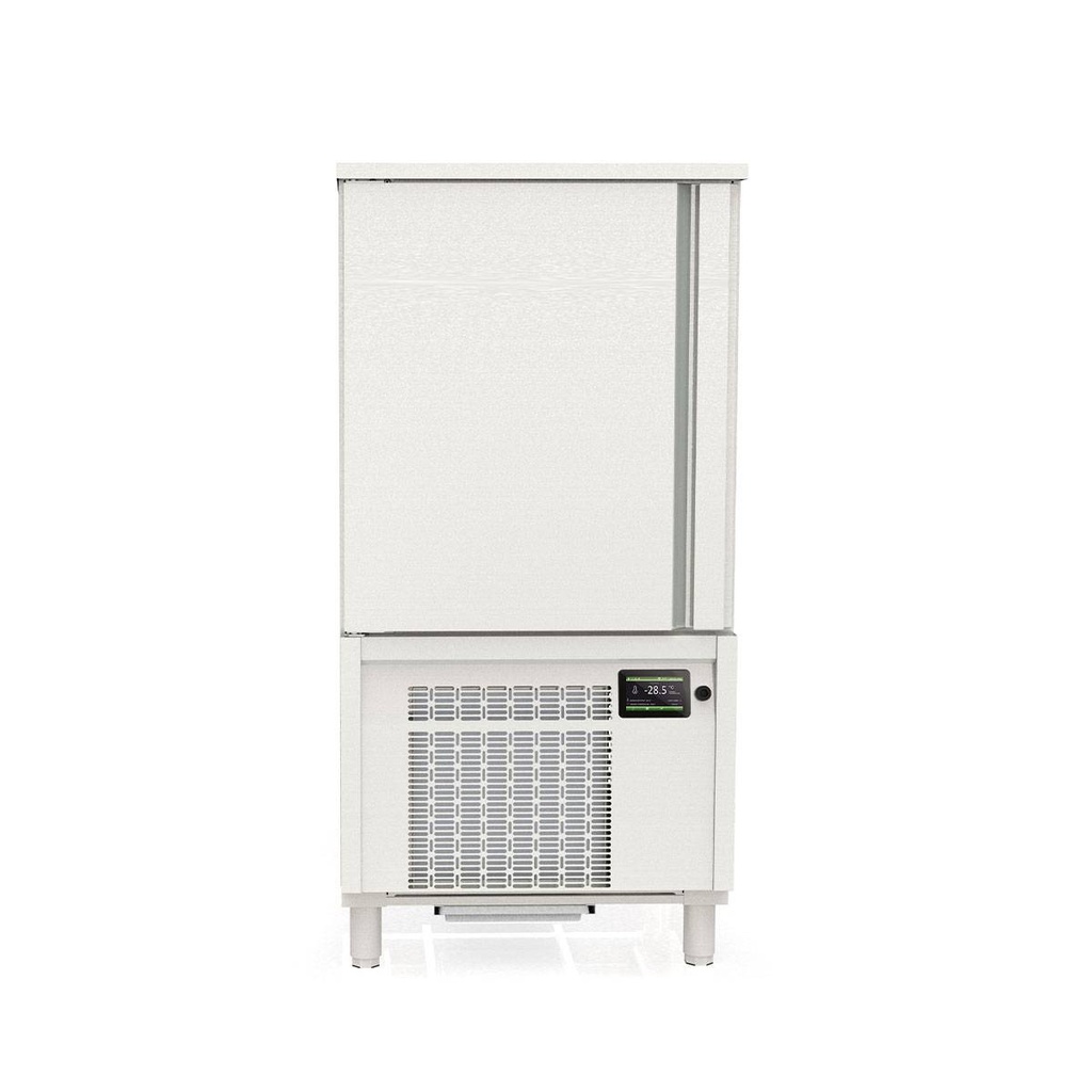 TOPLINE Schockfroster Edelstahl, für 10x GN1/1 (40 mm) oder 10x EN 60x40, 800 x 800 mm