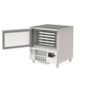 TOPLINE Schockfroster Edelstahl, für 5x GN1/1 (40 mm) oder 4x EN 60x40, 800 x 800 mm