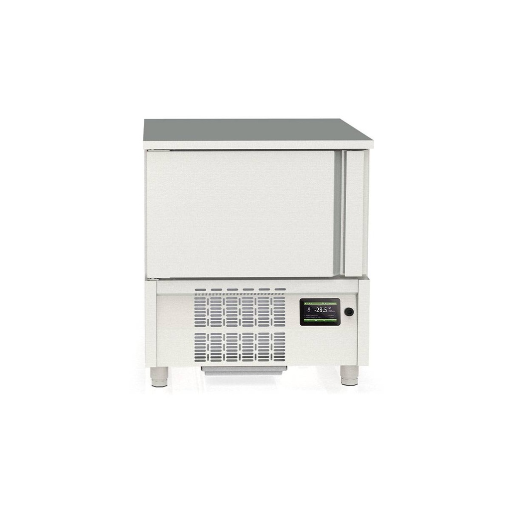 TOPLINE Schockfroster Edelstahl, für 5x GN1/1 (40 mm) oder 4x EN 60x40, 800 x 800 mm
