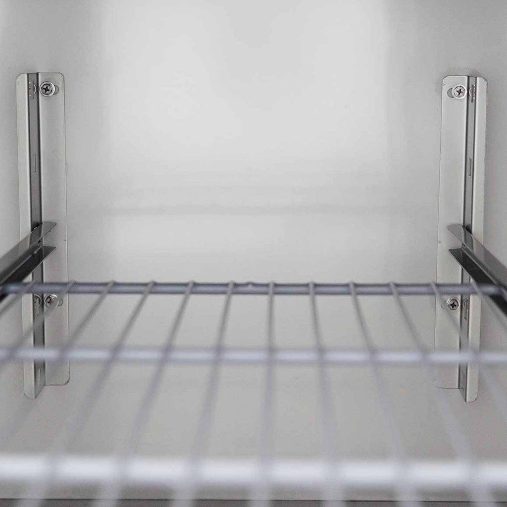 Kühltisch Mini / 2-fach - mit 1 Tür & 2 Schubladen, 900 x 700 mm