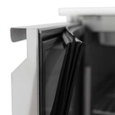 Kühltisch Mini / 2-fach - mit 1 Tür & 2 Schubladen, 900 x 700 mm