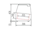 TOPLINE Kühlaufsatz mit Glasabdeckung 10xGN1/3, 2245 x 396 mm