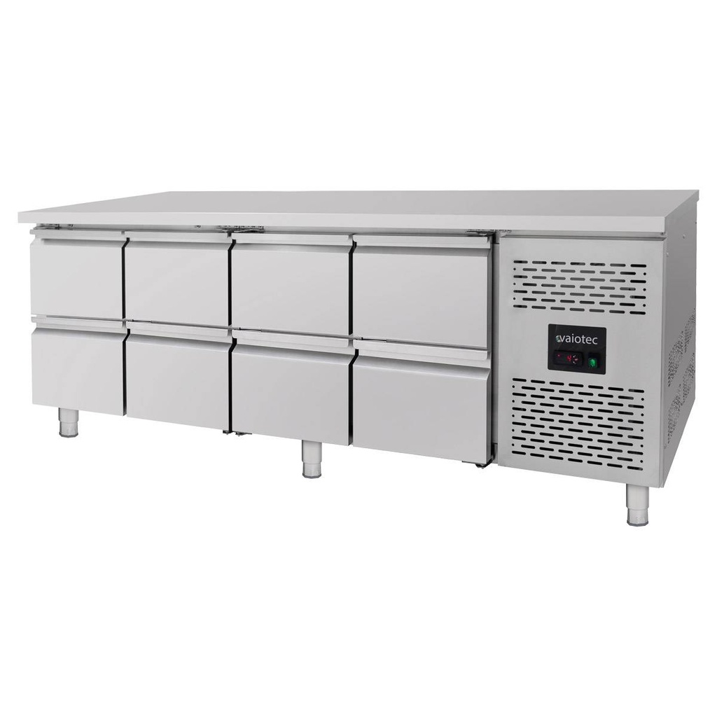 Kühltisch / 8 Schubladen - Monoblock, 2230 x 700 mm