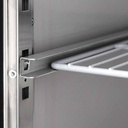 Kühltisch / 2 Türen & 4 Schubladen inkl. Aufkantung - Monoblock, 2230 x 700 mm