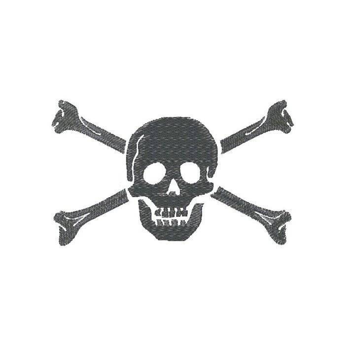Totenkopf mit Knochen
