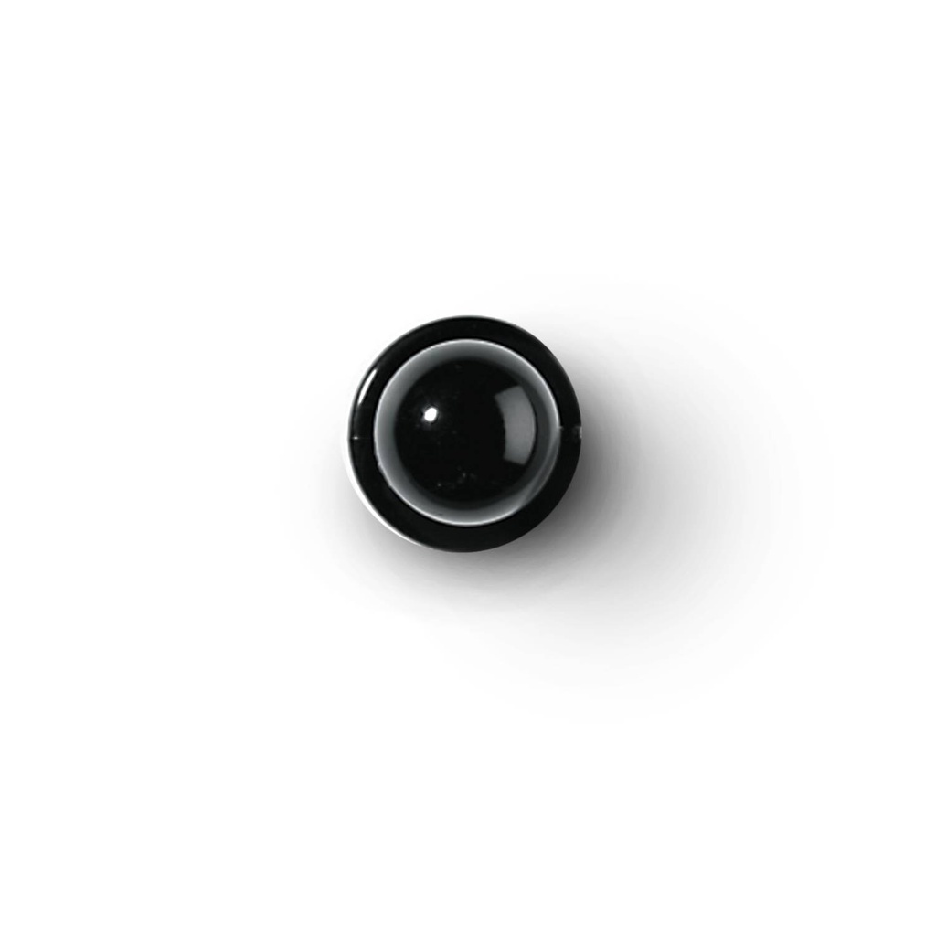 Knopf schwarz