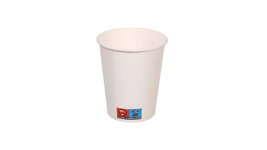 Premium Pappbecher 300 ml. Weiß