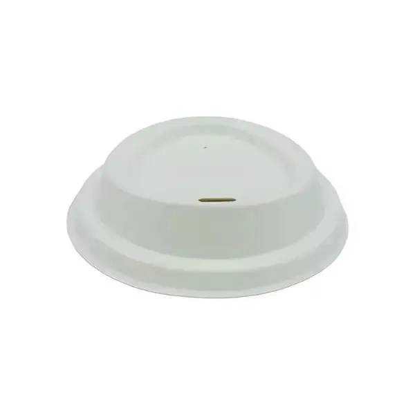 Deckel aus Papierzellstoff für 300 ml und 400 ml. Weiß