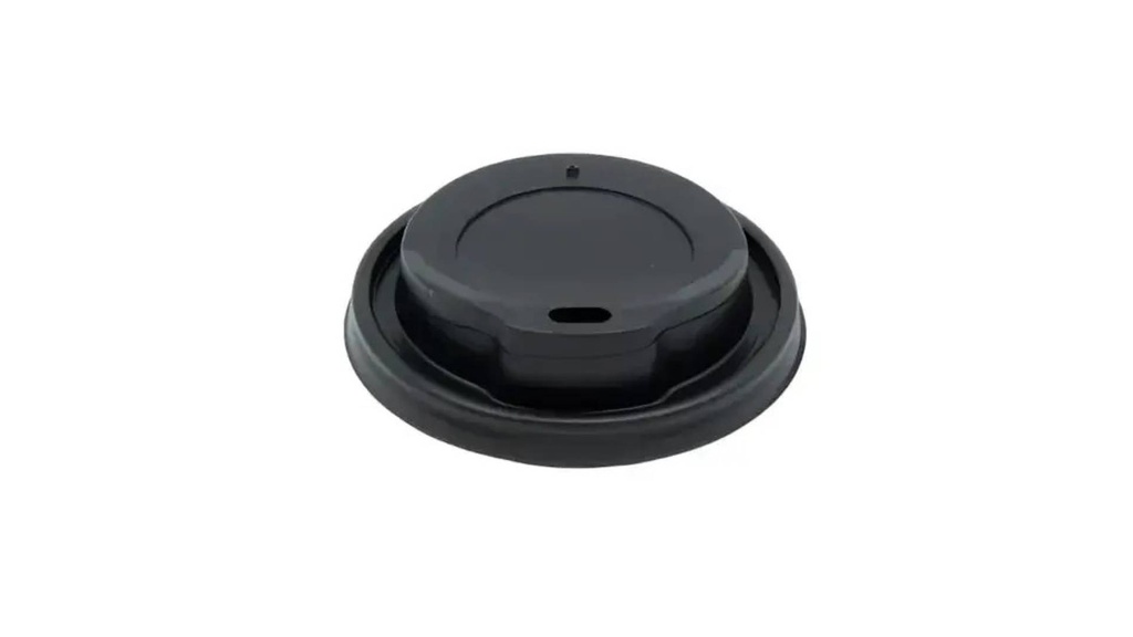 Deckel für Pappbecher 200 ml. Schwarz