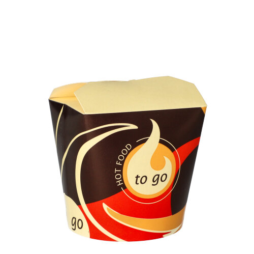50 Snackboxen "To Go" rund 750 ml 10,1 cm x 10 cm x 9,1 cm