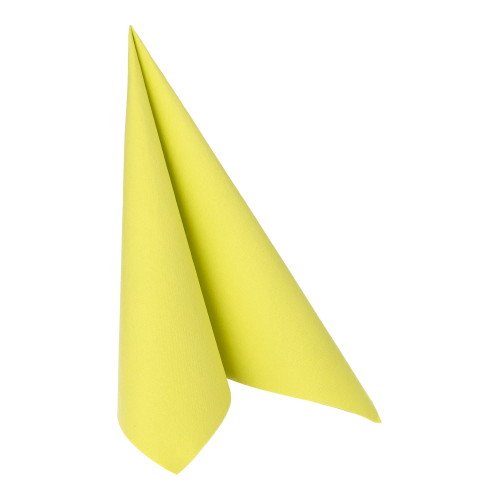 20 Servietten "ROYAL Collection" 1/4-Falz 40 cm x 40 cm limonengrün