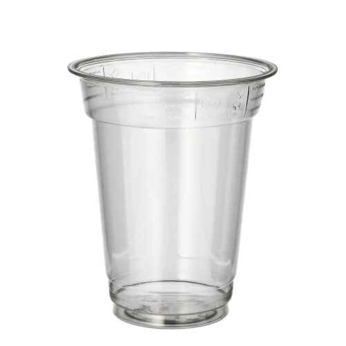 50 Trinkbecher "Hurricane", PET 0,3 L Ø 9,5 cm · 11,7 cm glasklar