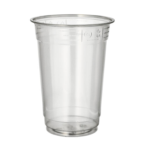 50 Trinkbecher "Hurricane", PET 0,4 L Ø 9,5 cm · 12,9 cm glasklar