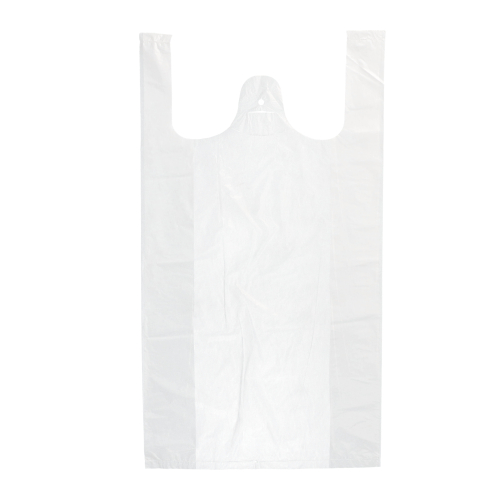 500 Hemdchen-Tragetaschen, HDPE 48 cm x 27 cm x 12 cm weiss