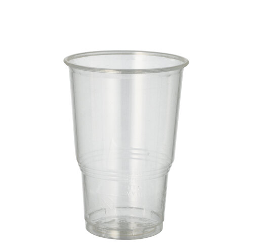 70 Kaltgetränkebecher, PLA "pure" 0,25 L Ø 7,8 cm · 11 cm glasklar mit Schaumrand
