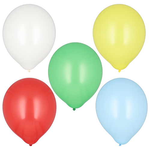 8 Luftballons Ø 32 cm farbig sortiert