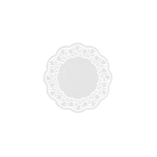 250 Teller- und Tassendeckchen rund Ø 12 cm weiss