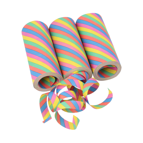 3 Riesenluftschlangen 15 m "Rainbow" flammhemmend